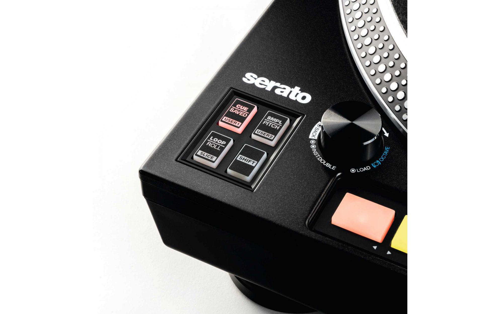 Plattenspieler RP-8000 MKII Schwarz<br>DJ-Plattenspieler mit nahtloser Integration in Serato DJ Pro