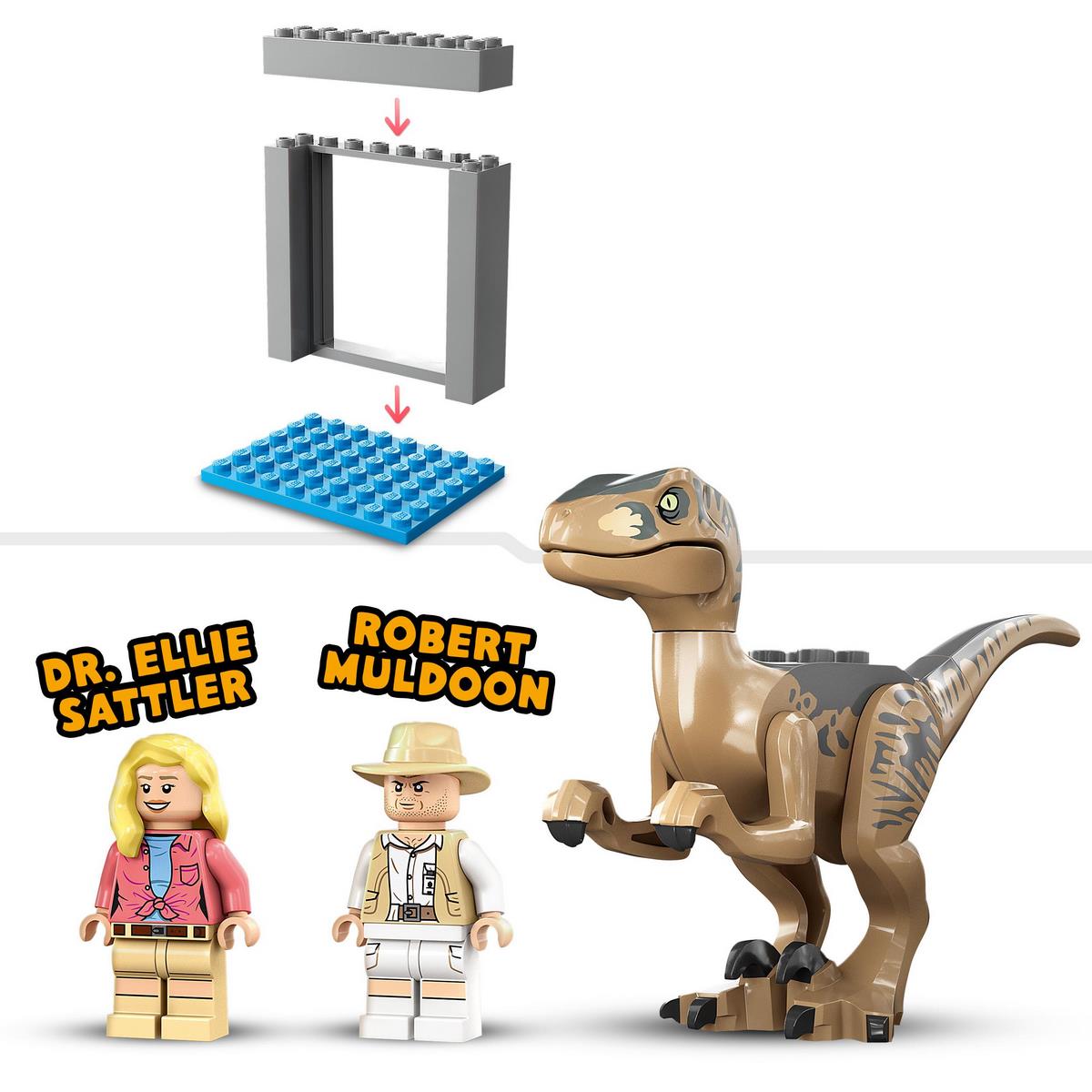 L'évasion du Vélociraptor Lego Jurassic World
