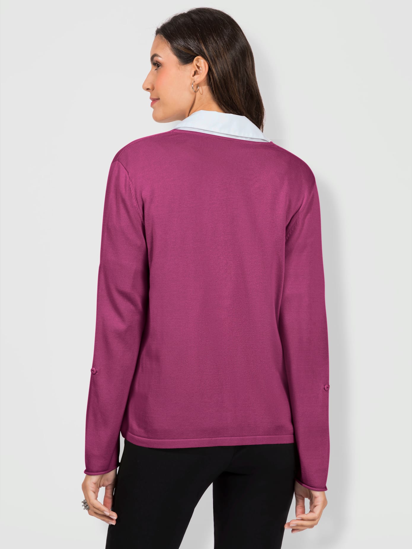 Veste en tricot fin 55% coton