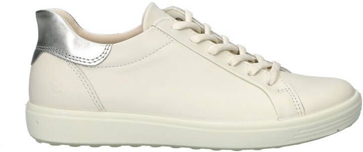 ECCO Soft Sneakers wit Leer Dames
