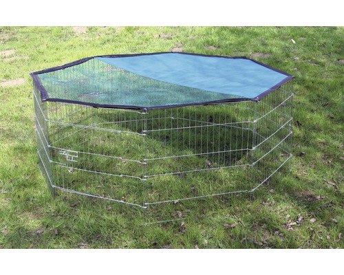 Buitenverblijf met 8 panelen, 57 x 56 cm, inclusief net en geïntegreerd zonnescherm.