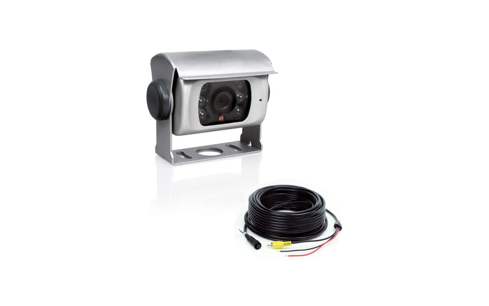 Caratec Safety CS100LA Kamera mit IR-Beamer 20 m Anschlussleitung silber