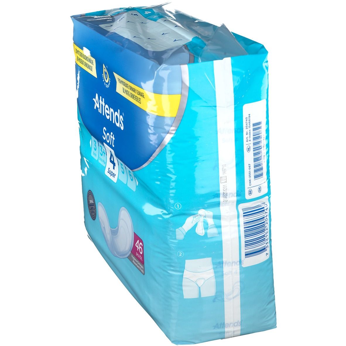 Attends® Soft 4 Super Einlagen