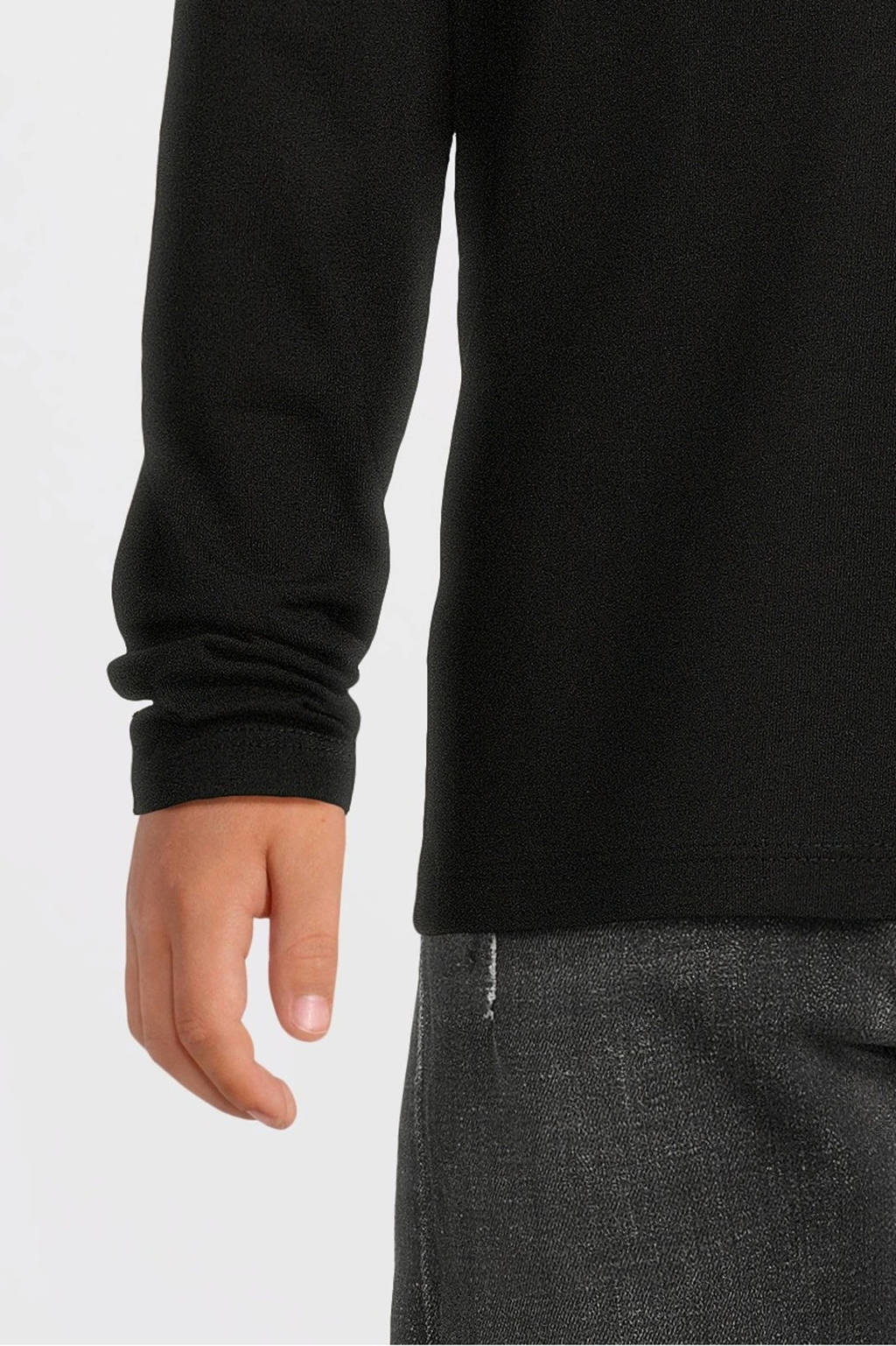 Moodstreet longsleeve Loek met printopdruk zwart