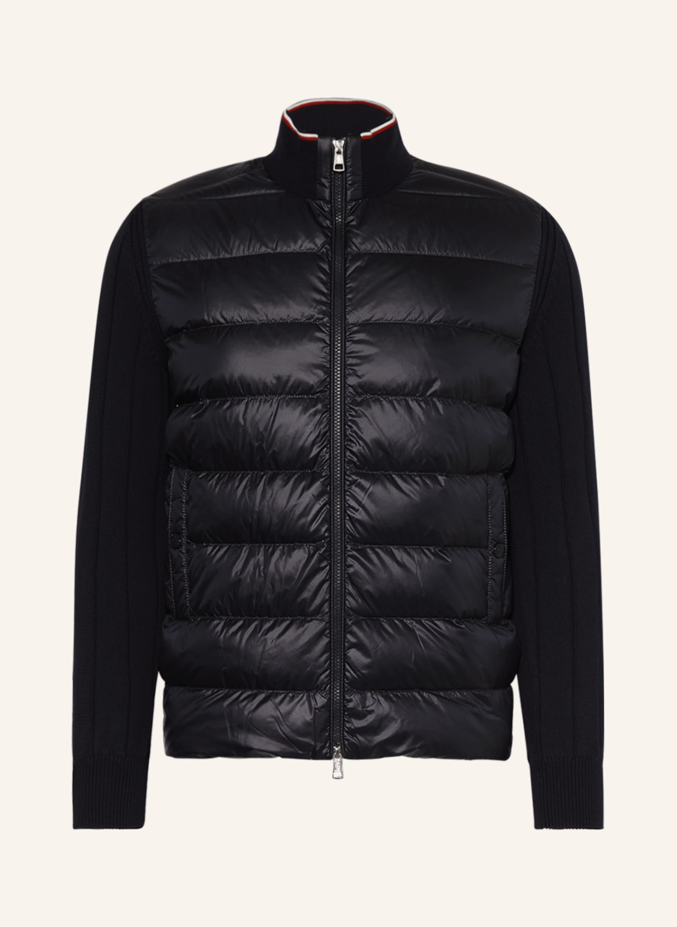 MONCLER Strickjacke im Materialmix