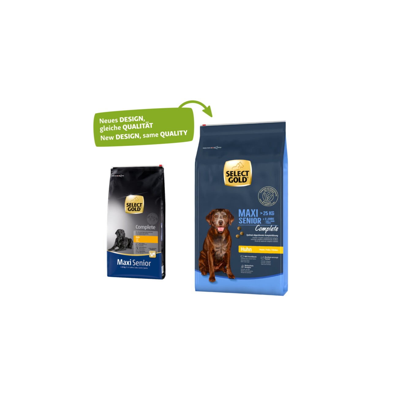 SELECT GOLD Complete Maxi Senior Huhn 12 kg