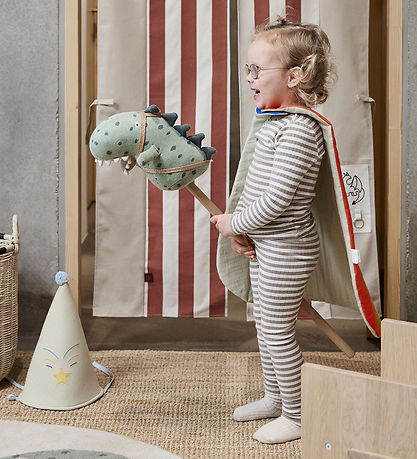 OYOY K?phest - Theo Hobby Dinosaur -  Grøn