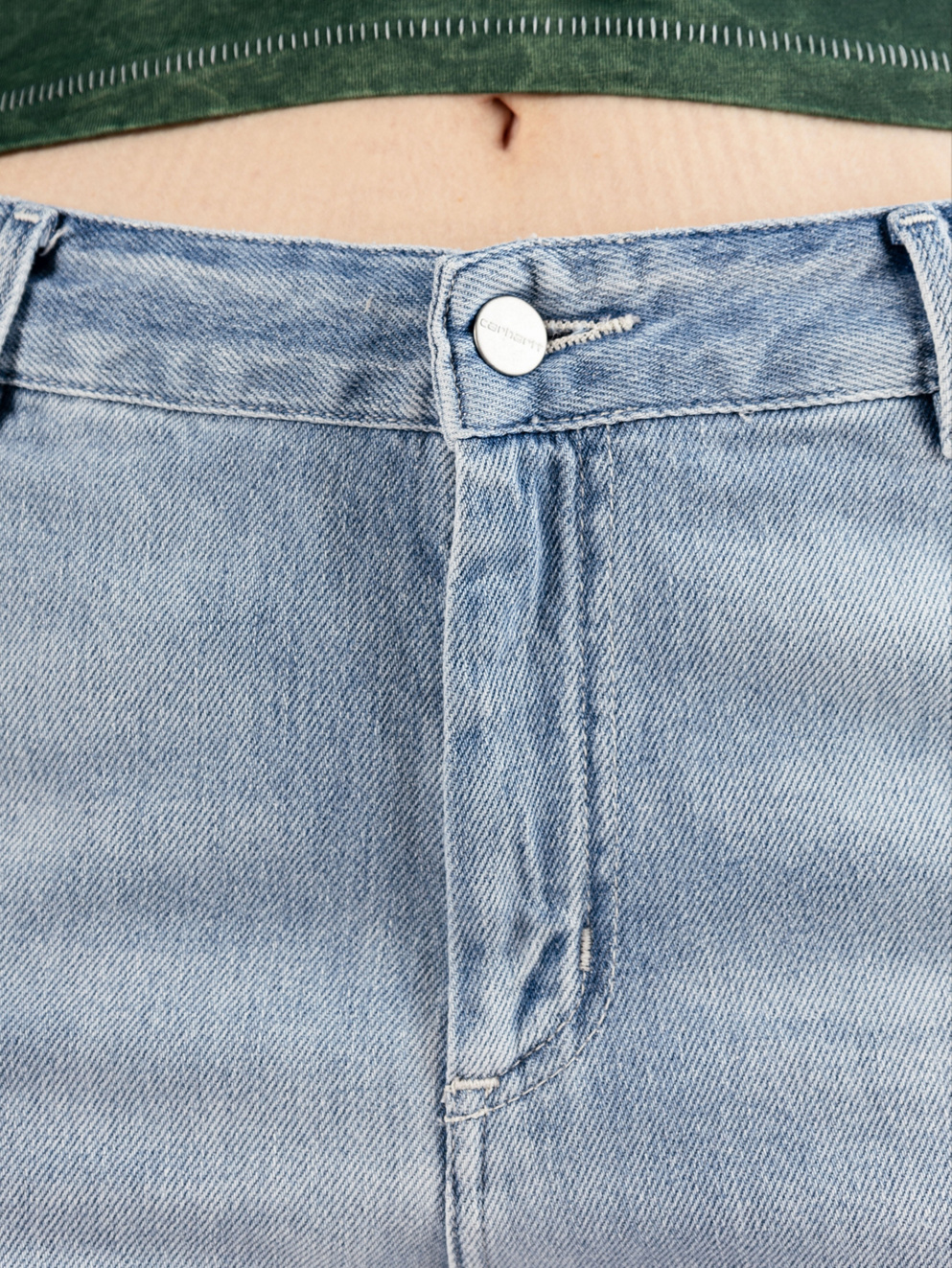 Carhartt WIP Pierce Straight Jeans light stone washed blue