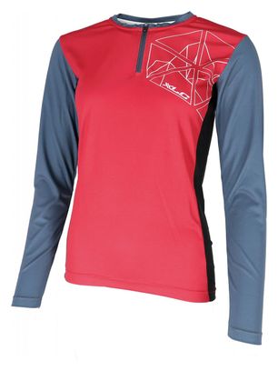 Maillot Manches Longue XLC JE-S22 Rouge Gris