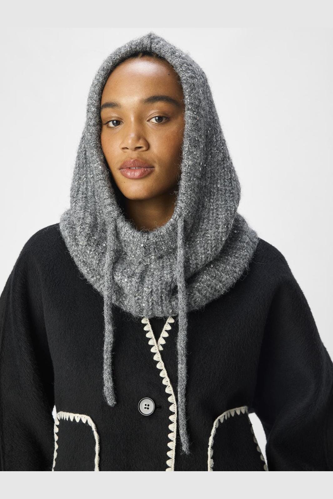 Object Objmilu Sequins Knit Balaclava 135