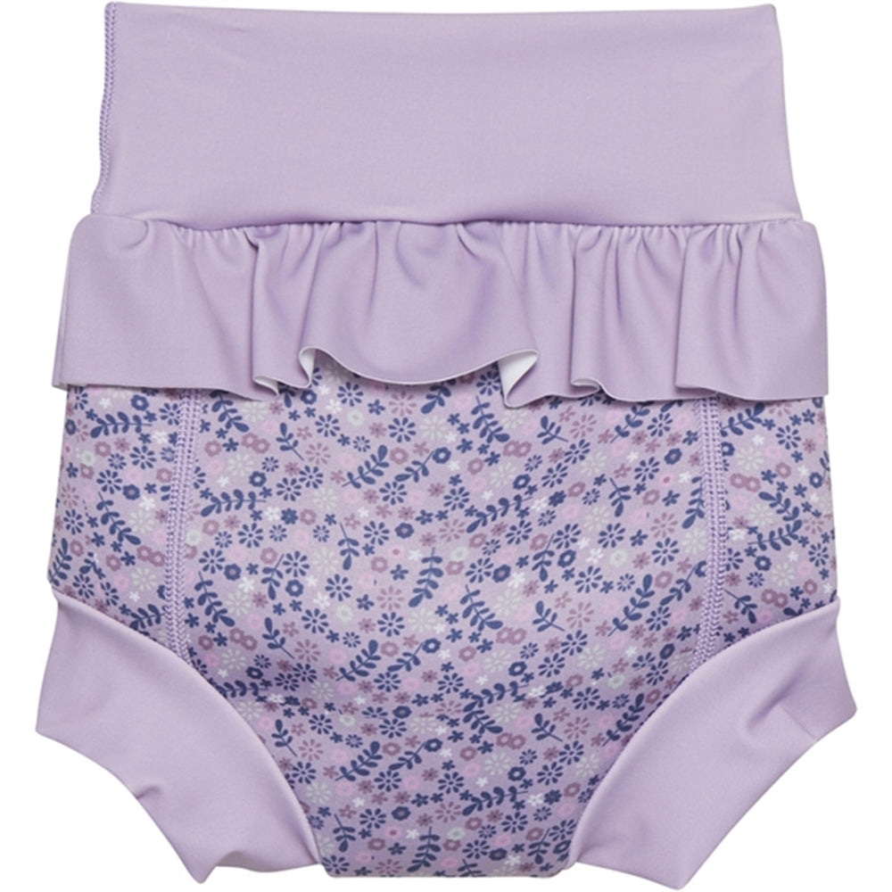 Køb Color Kids Babybadebukser med Flæse AOP Lavender Mist