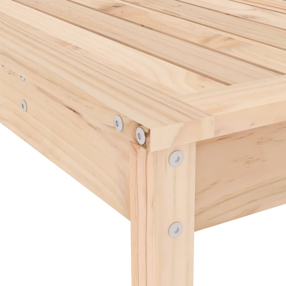 Ensemble de bar de jardin 9 pcs bois de pin massif