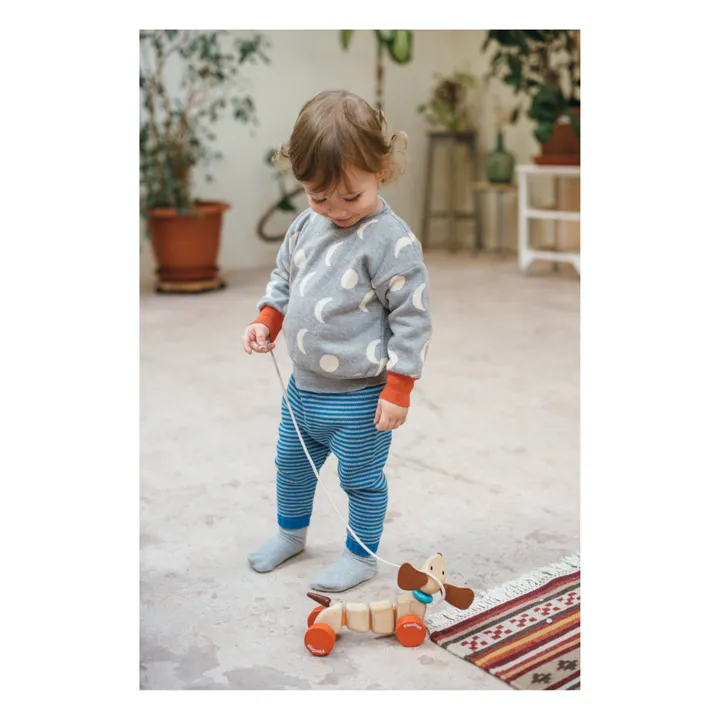 Bayiri Pull Coton Bio Moons | Gris