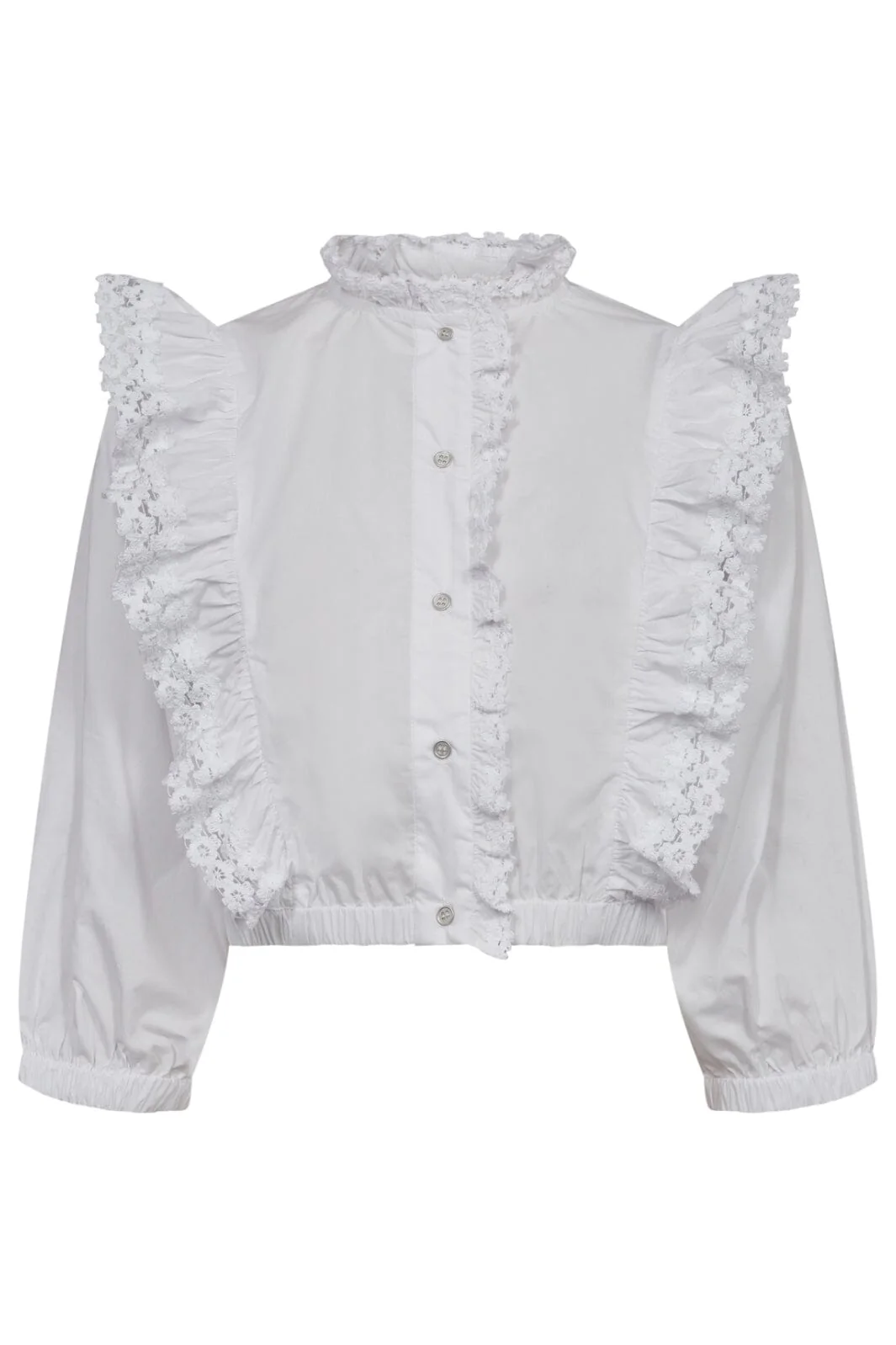 Co´Couture Laceycc Frill Shirt 35431