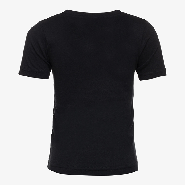 Unsigned jongens basic T-shirt zwart