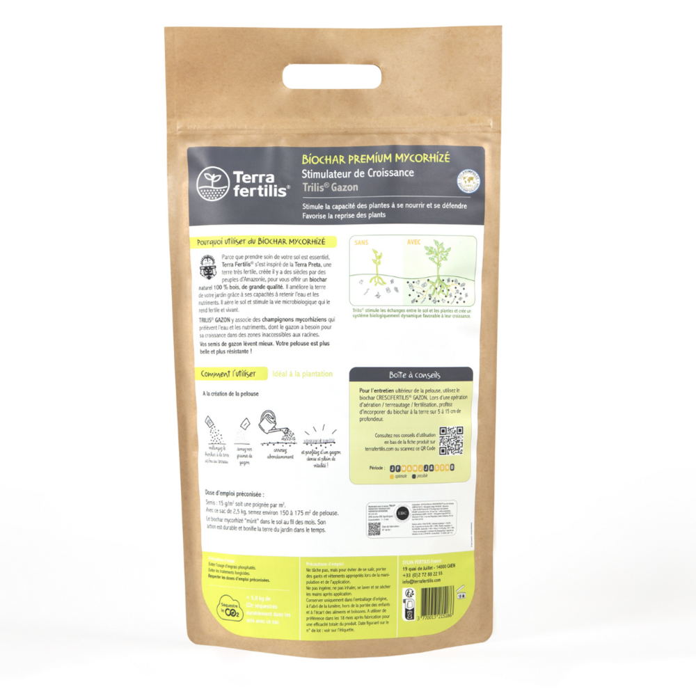 Fertilisant gazon à base de mycorhizes - 2,5 kg