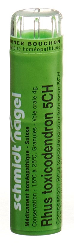 SCHMIDT-NAGEL Rhus Toxicodendron Gran 5 CH 4 g