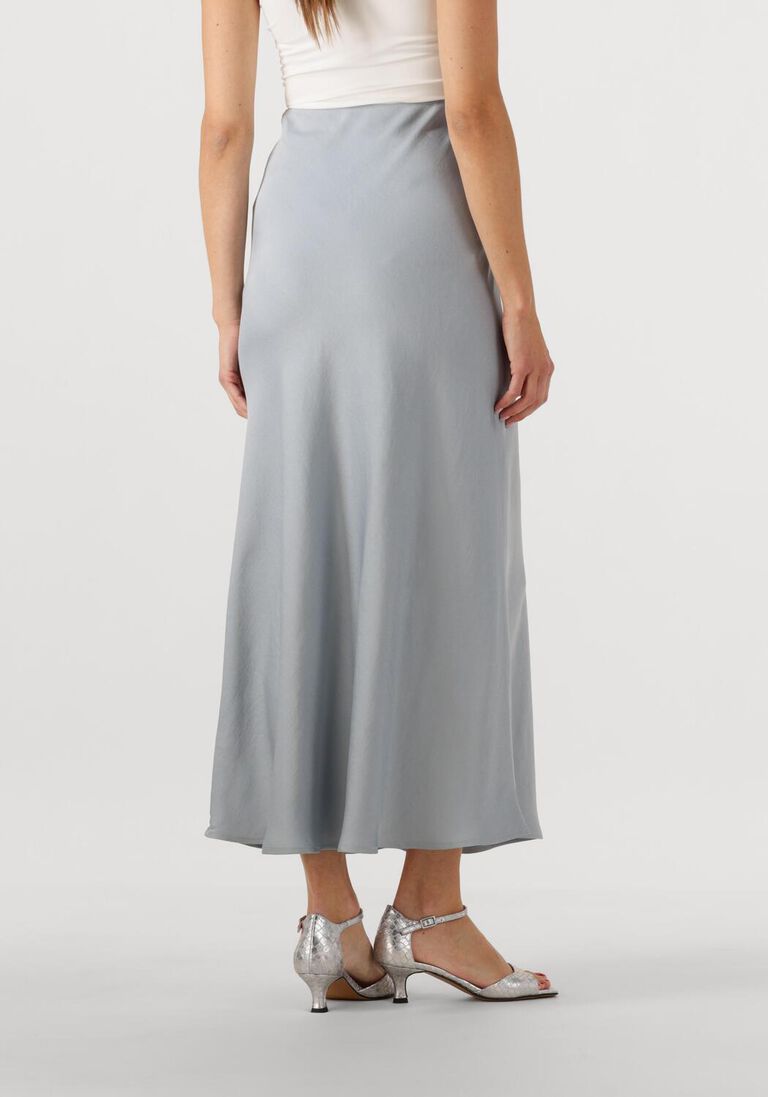 lichtblauwe drykorn midirok nevida