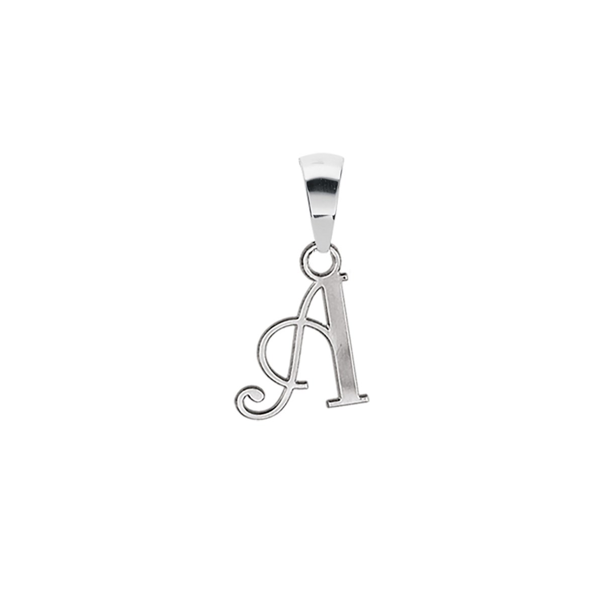Pendentif Initiale Lettre A - Argent