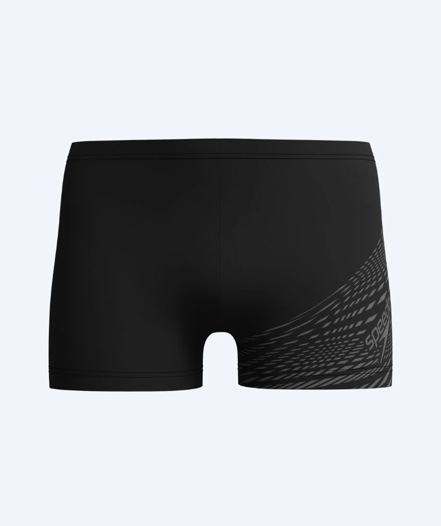 Speedo aquashorts til mænd - Medley Logo - Sort/grå