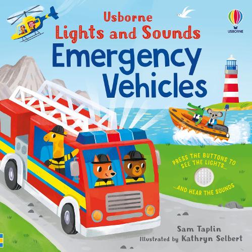 Lights and Sounds Emergency Vehicles - Sound and Light Books (Board book)