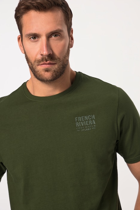 JP1880 T-Shirts im 2er-Pack, Halbarm, Brust-Print, Rundhals, bis 8 XL