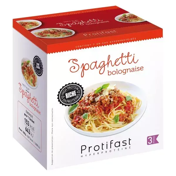 Protifast Spaghetti Bolognese para Pequenas Porções - 7 sachês