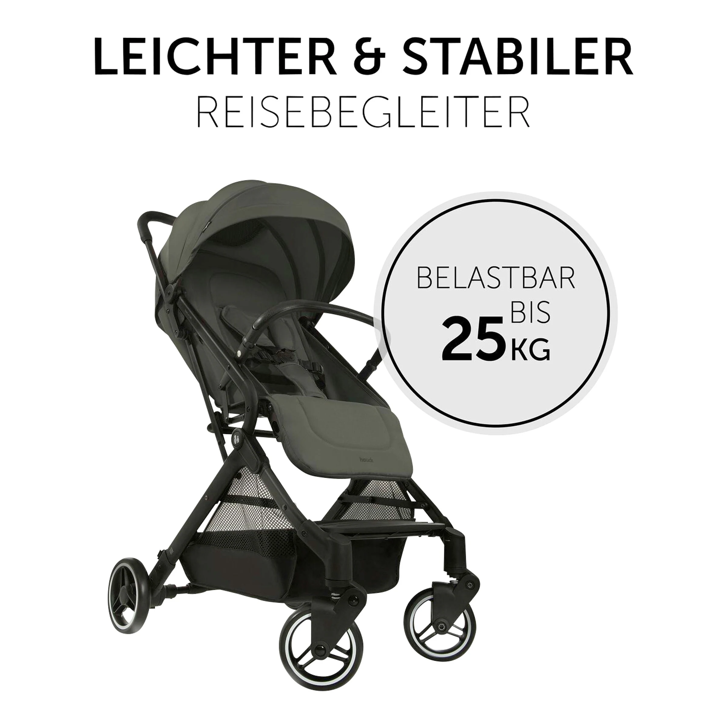 Hauck Buggy TravelNCare dark olive