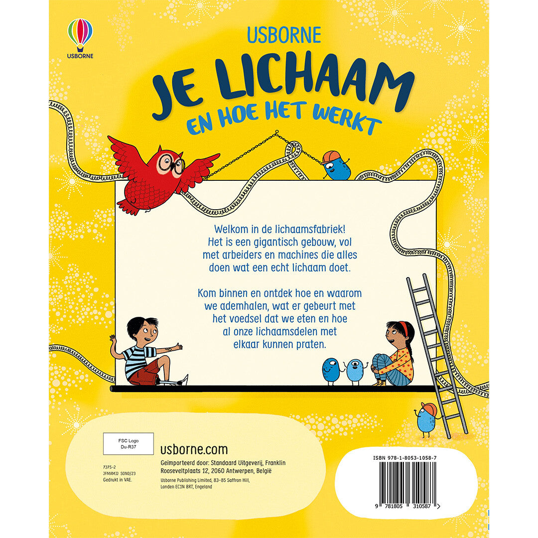 Uitgeverij usborne je lichaam en hoe het werkt