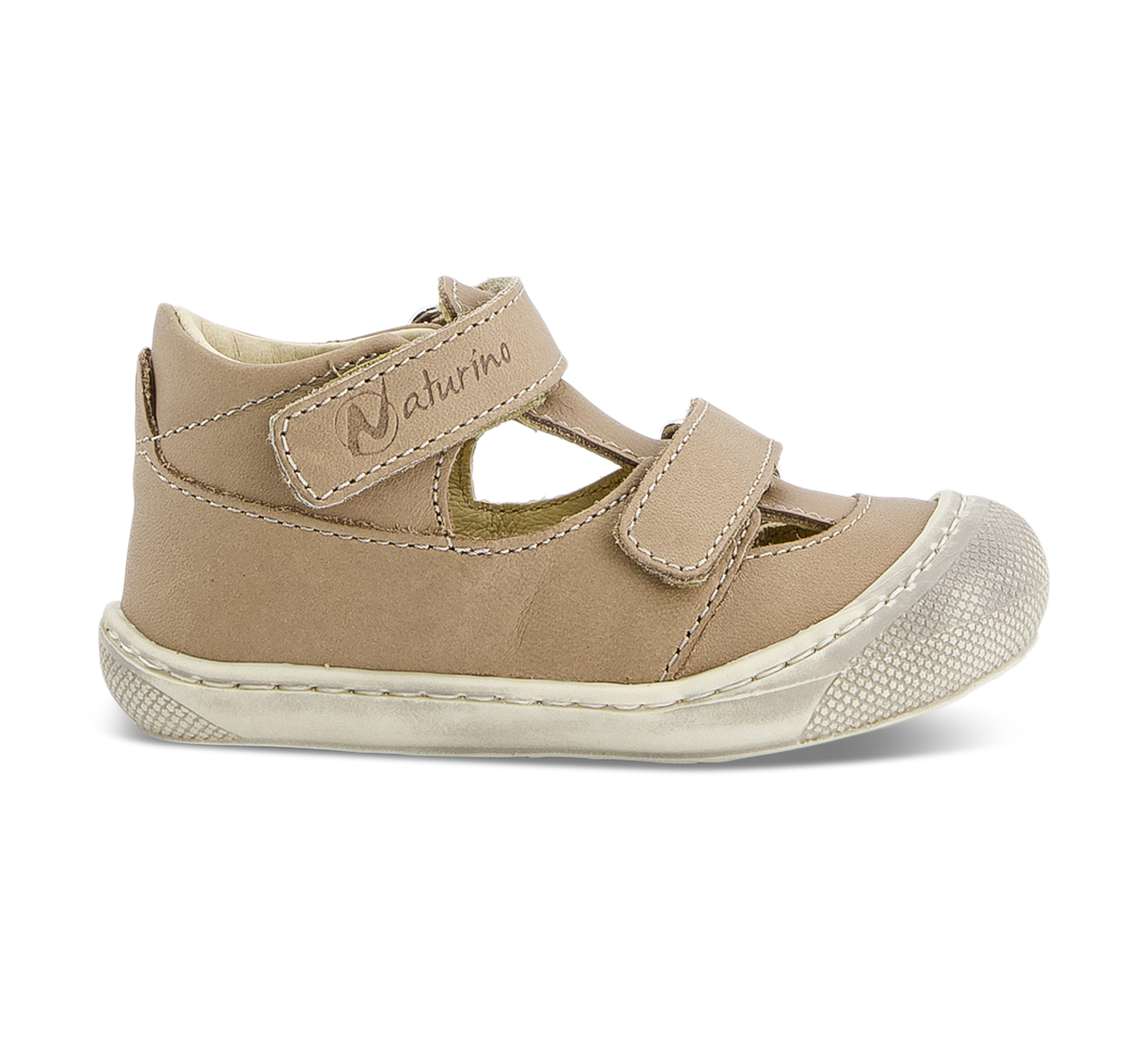 Naturino Puffy - Geschlossene Sandalen beige/taupegrau