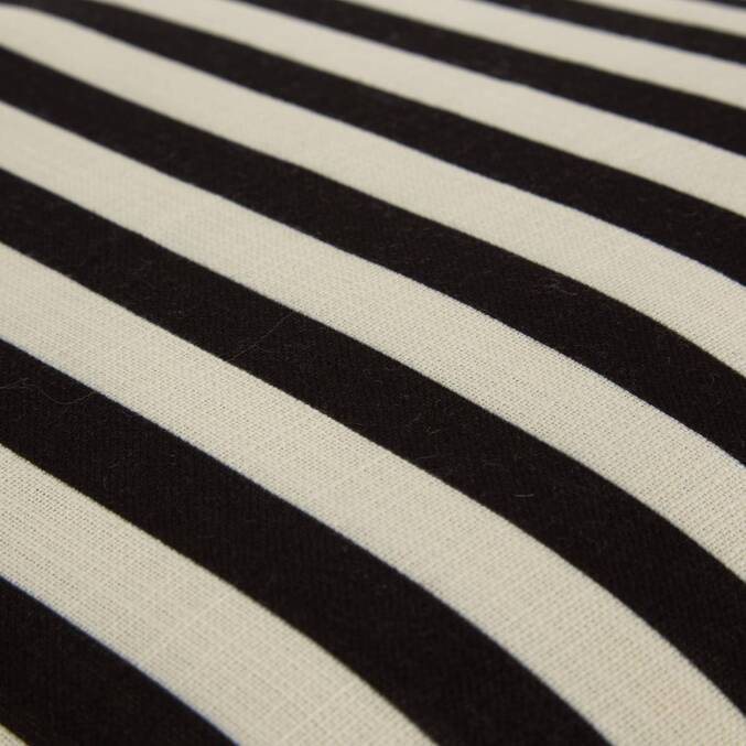 Coussin d'extérieur carré THE PALM RESORT Noir & Blanc