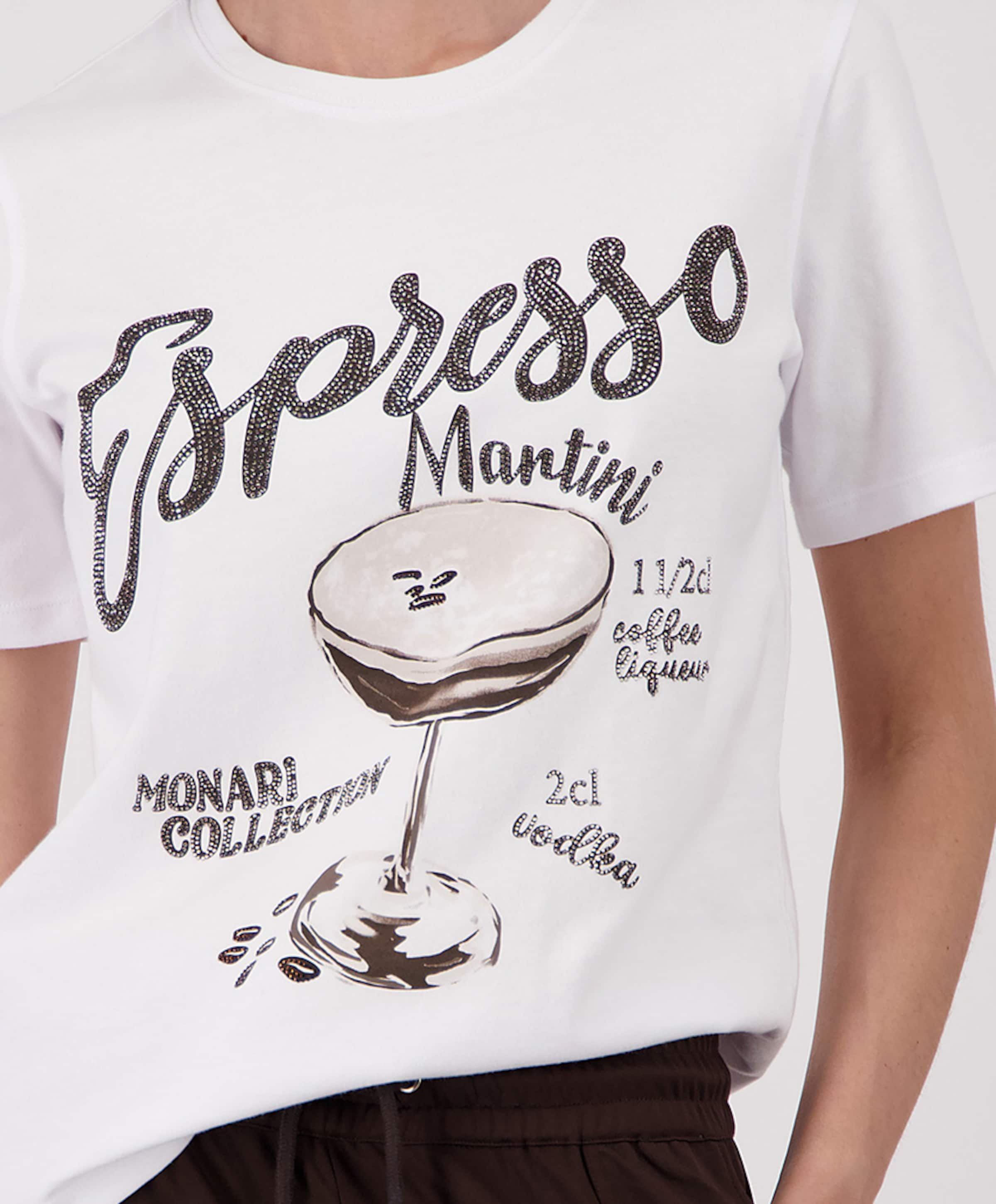 Monari Dames T-shirt ecru