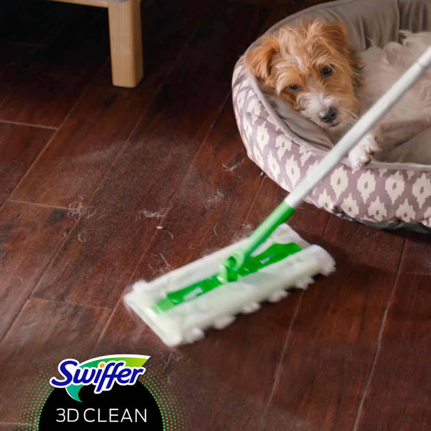 Swiffer 3D Clean droge vloerdoekjes navulling - 7st