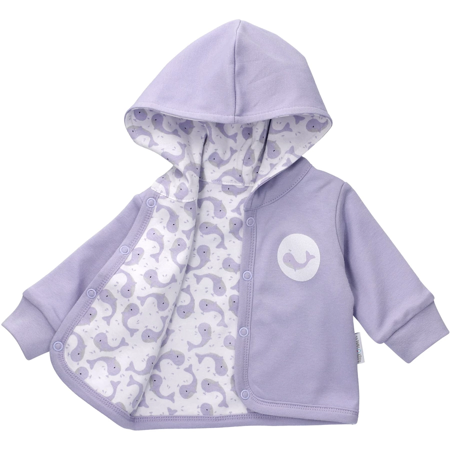 Baby Sweets Jacke Baby Wal weiß lavendel