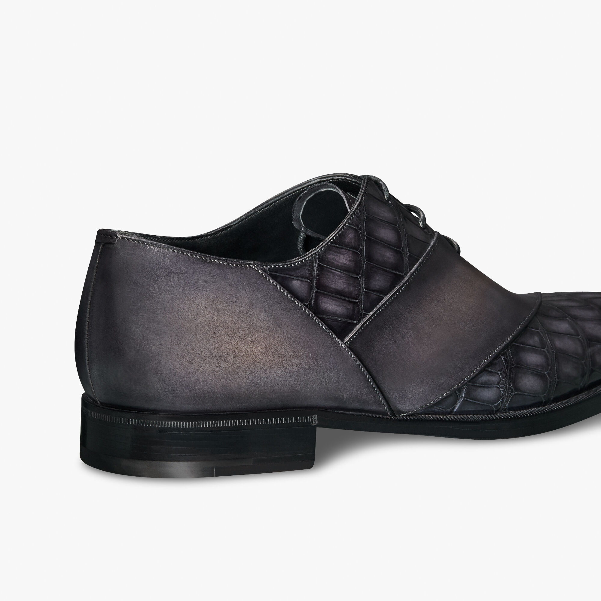 Richelieu Patchwork Demesure En Cuir d'Alligator