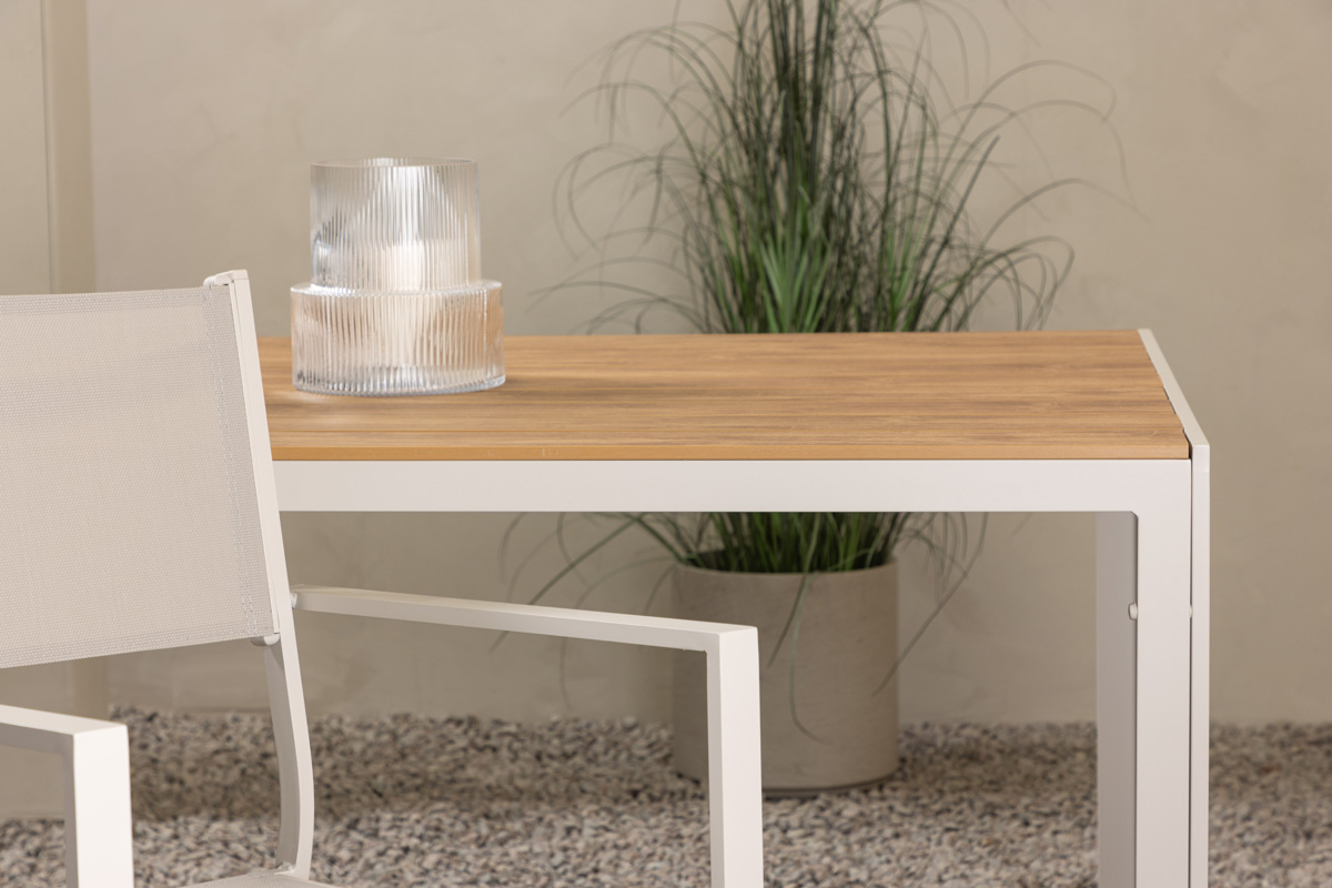 Tuintafel polywood Aaron - 205 x 90 cm Beige