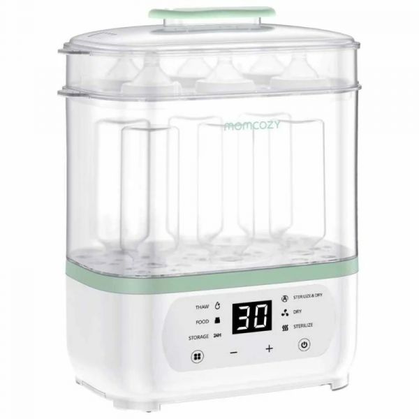 Momcozy Esterilizador e Secador de Biberões 3 Camadas