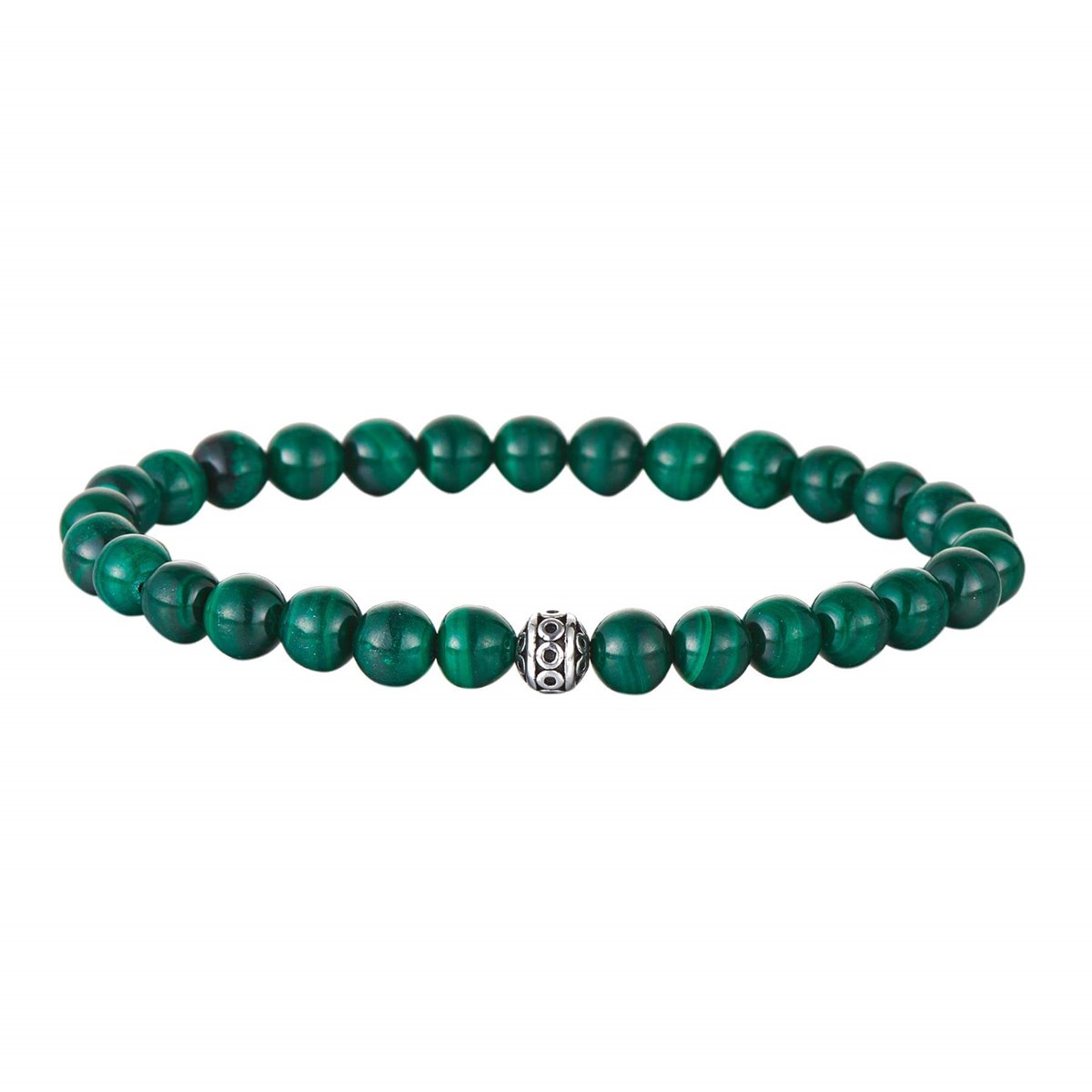Bracelet Pierres Malachite 6mn