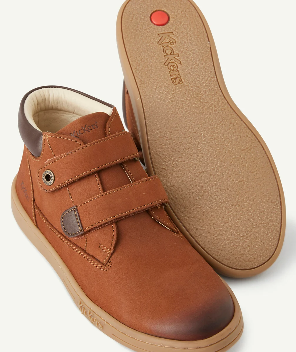 KICKERSCHAUSSURES TACKEASY GARÇON MARRON