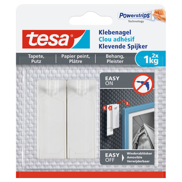 Tesa Klevende Spijker Gevoelige Oppervlakken 1Kg