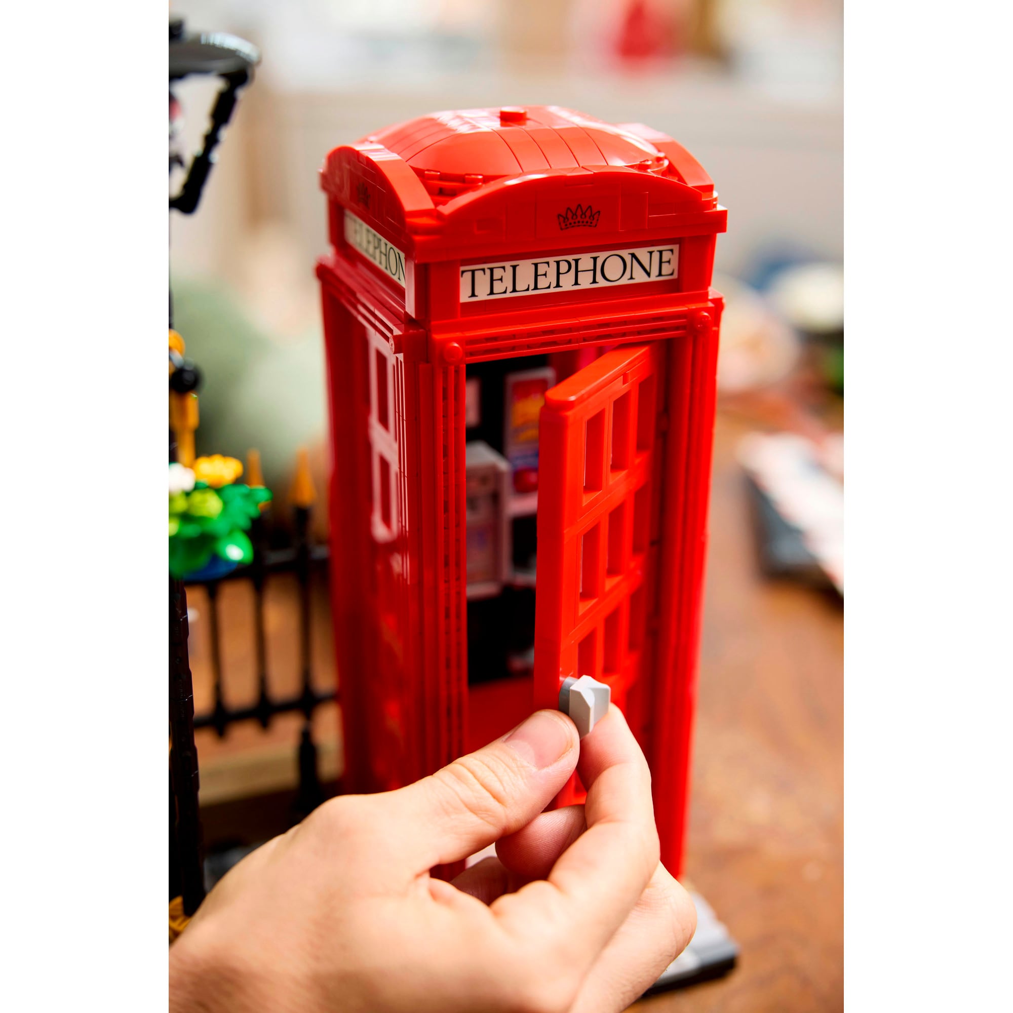 LEGO Konstruktionsspielzeug Ideas Rote Londoner Telefonzelle