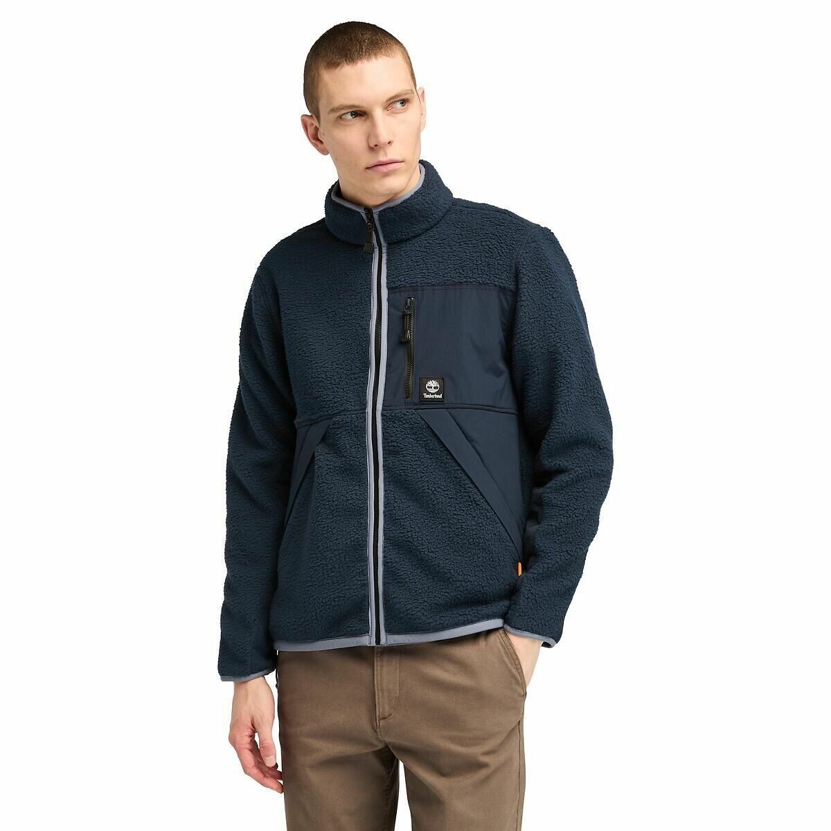 TIMBERLAND<br>Suéter com zíper Sherpa