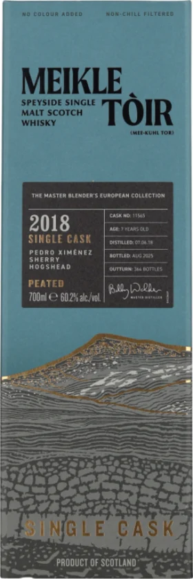 MEIKLE TOIR 7 YEARS 2018 SINGLE CASK 70CL