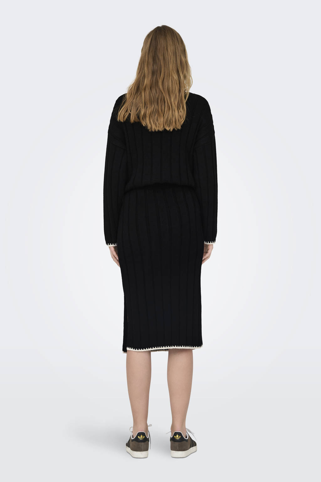 ONLY MATERNITY zwangerschaps midi rok zwart