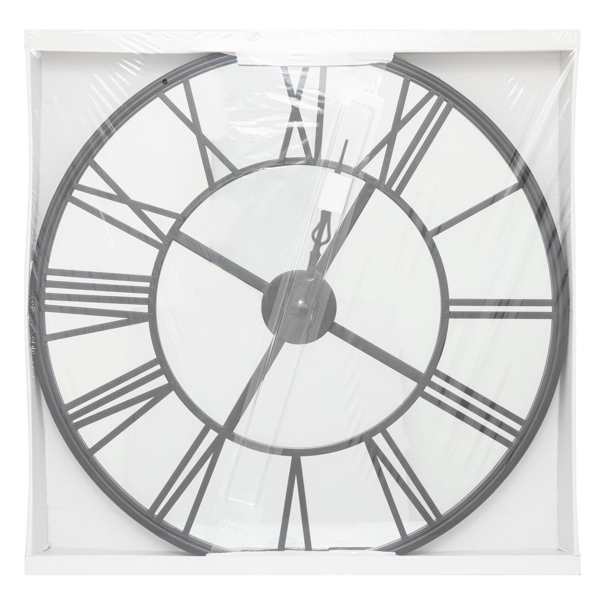 HORLOGE MIROIR METAL DARIO D.70CM