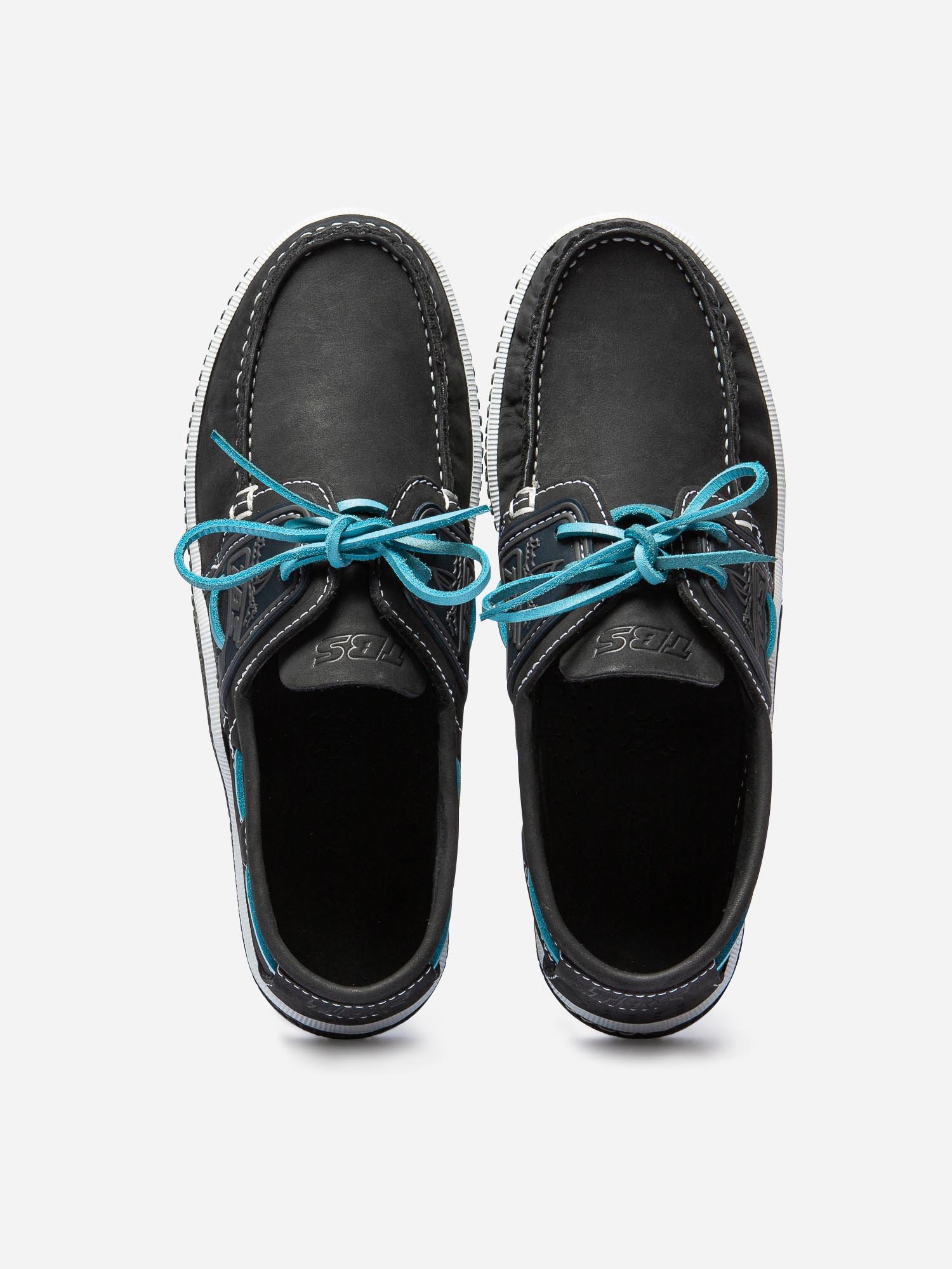 Chaussures Bateau Homme Cuir Marine