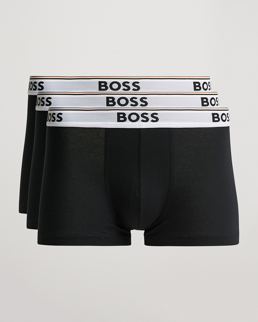 3-Pack Trunk Boxer Shorts Black/White