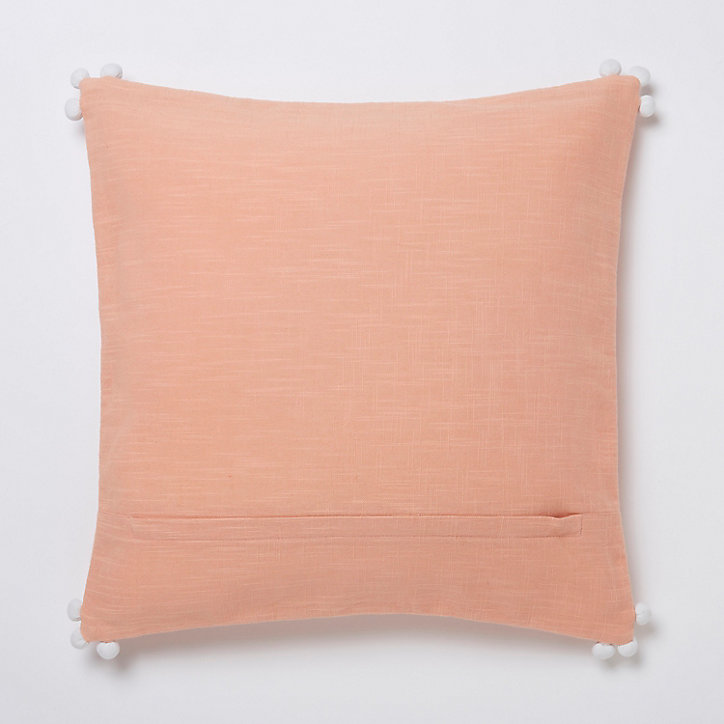 Coussin Paddy rose 45 x 45 cm