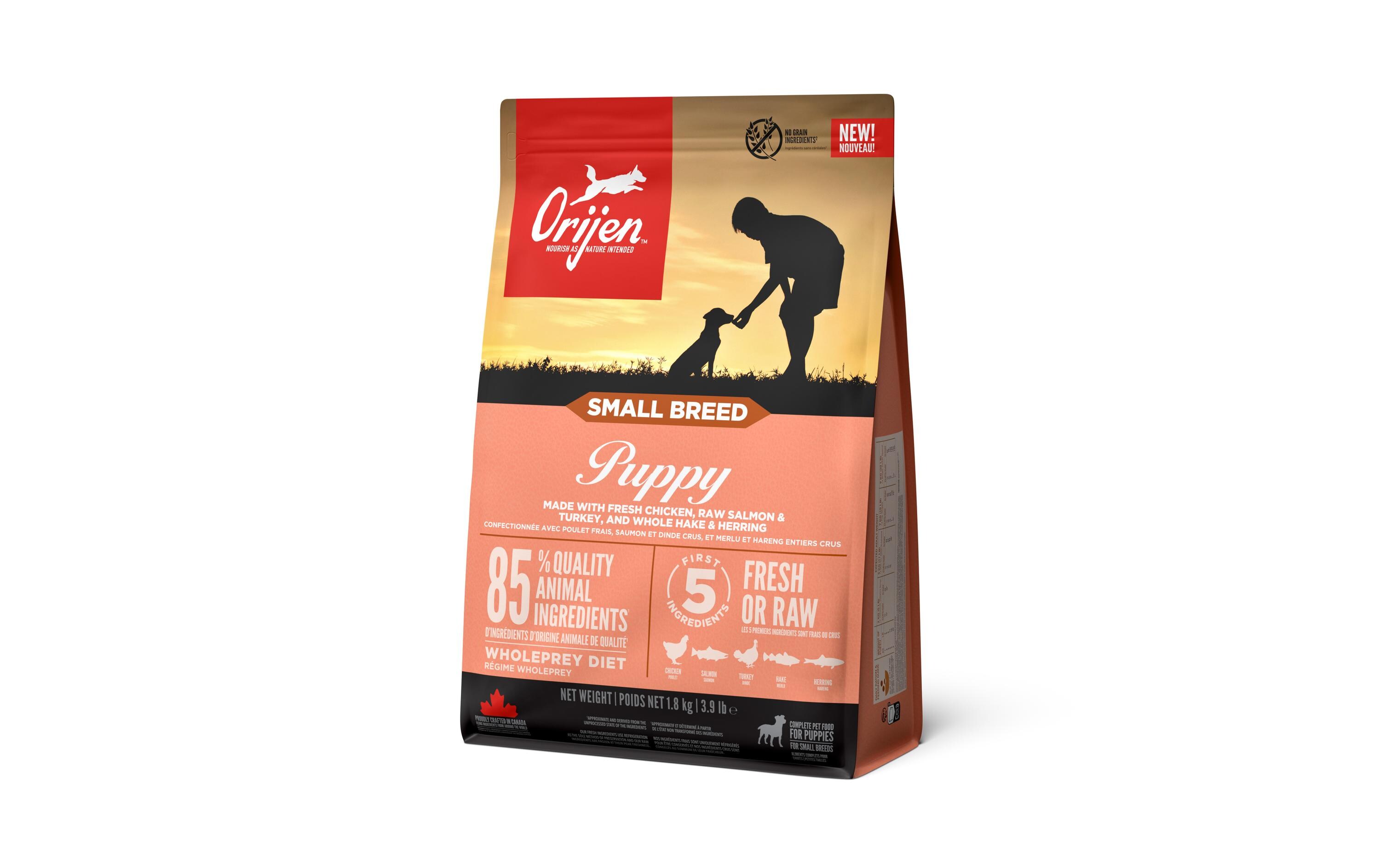 Trockenfutter Dog Puppy Small Breed, 1.8 kgAlleinfuttermittel für junge Hunde kleiner Rassen