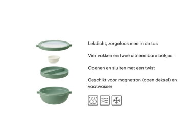 Basic Bento lunchbowl Mepal Vita - Nordic blue